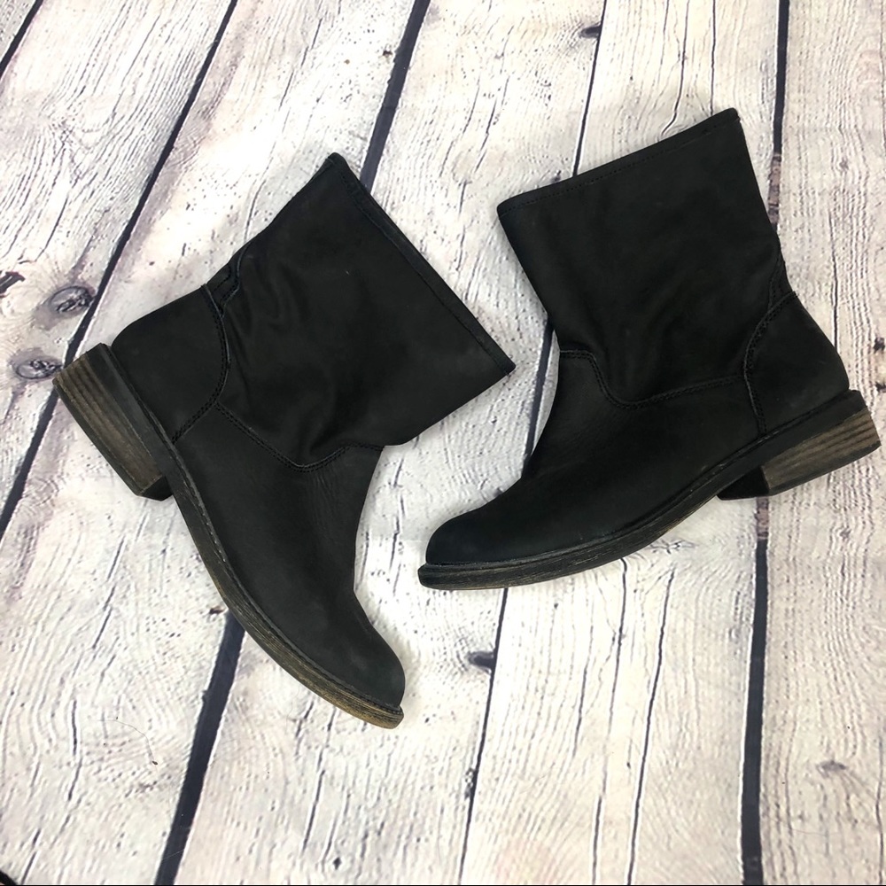 Lucky Brand Nitroh 2 Black Leather Boots